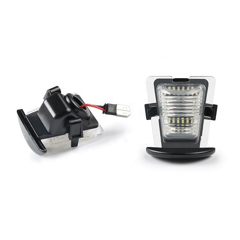 Black Plastic Housing   Led  license plate light for Jeep Wrangler Jk 2007-2018