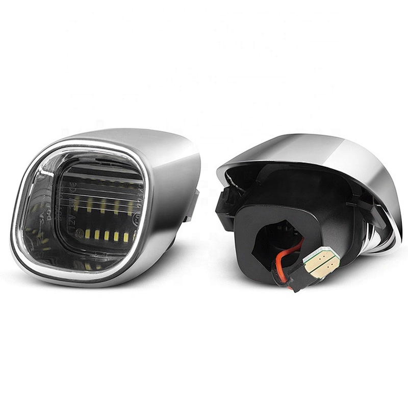 Sliver chrome housing  Led  license plate light for Chevrolet Blaze  1998-2005 S10 Pickup 1998-2004