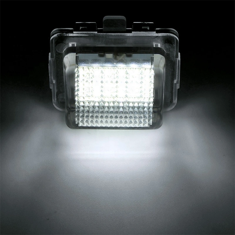 Non-polarit Led license plate light for Merceds-Benz  SLK-Class 2011~ SL-Class W231 2012~ E-Class Sedan W213 2017~