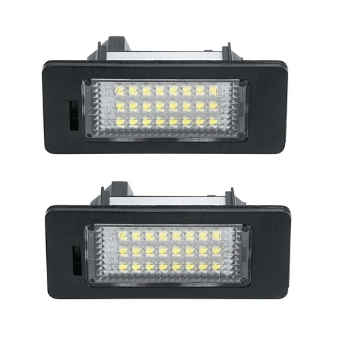 Auto Spare Parts For BMW 12V License Plate Light Lamp E39 E90 E60 LED Number Lights