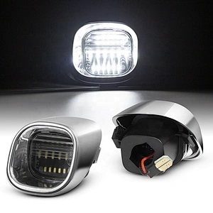 Sliver chrome housing  Led  license plate light for Chevrolet Blaze  1998-2005 S10 Pickup 1998-2004