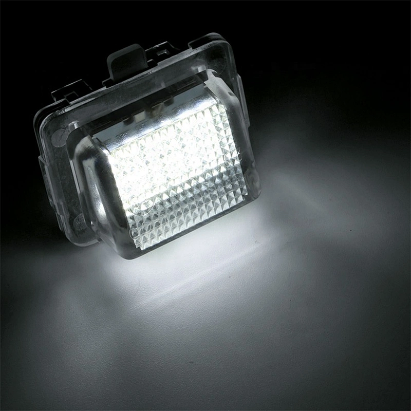 Non-polarit Led license plate light for Merceds-Benz  SLK-Class 2011~ SL-Class W231 2012~ E-Class Sedan W213 2017~