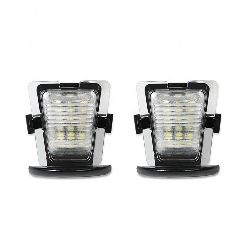 Black Plastic Housing   Led  license plate light for Jeep Wrangler Jk 2007-2018