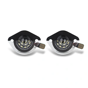 2pcs Full LED License Plate Light Rear Bumper Tag Lamp Assembly Replacement For Ford Mustang 1994-2004