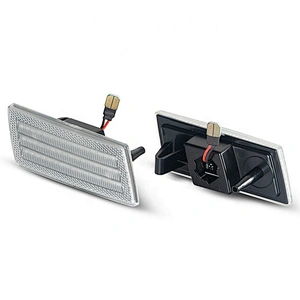 2X Amber LED Front Side Marker Turn Signal Light Lamp For 2005-2010 Chrysler 300