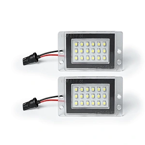 Pair Car Taillight Error Free LED License Plate Light for Volvo 855 93-97 V70 97-00 V70 XC 97-00