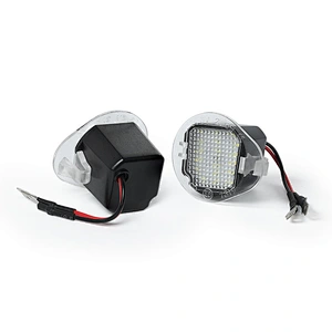 2PCS For Jeep Cherokee LED under mirror puddle light OE socket