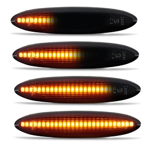 Smoking Lens LED Side Marker Sequential Indicator Light for Lexus IS250 350 SC430 E350 for Toyota Highlander Kluger