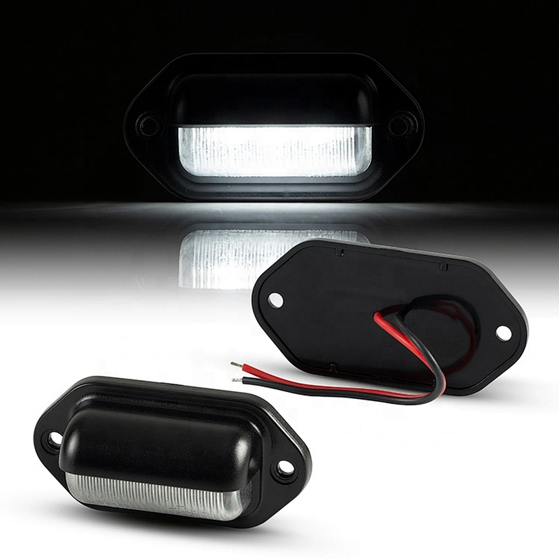 12V or 24V  universal truck LED License Plate Light