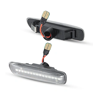 Sequential Clear Amber LED Fender Side Marker Light for BMW E46 1998-2001