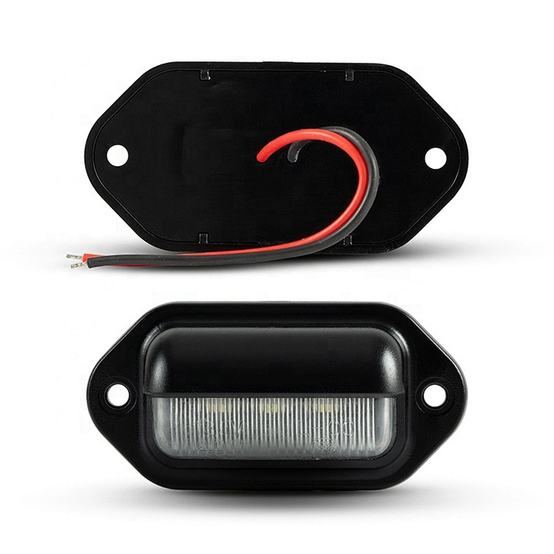12V or 24V  universal truck LED License Plate Light