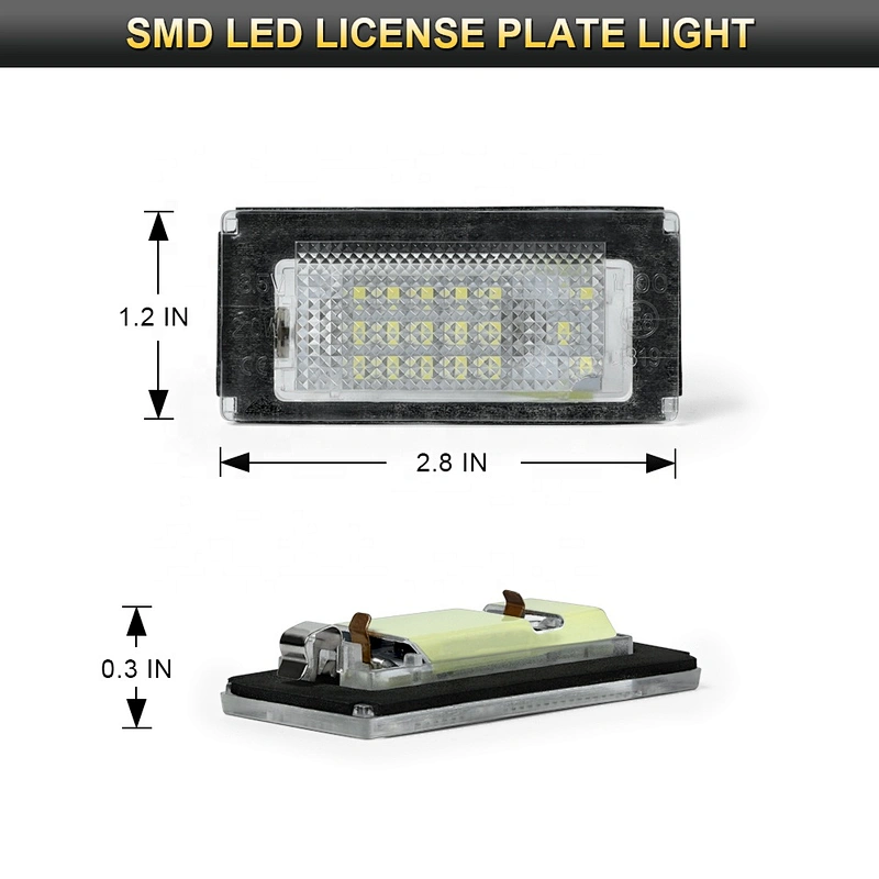 Non-polarity Led  car light number license plate light  for  BMW  Mini Cooper R50.R52.R53
