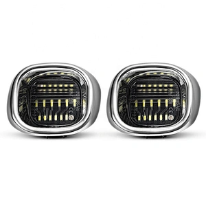 Sliver chrome housing  Led  license plate light for Chevrolet Blaze  1998-2005 S10 Pickup 1998-2004