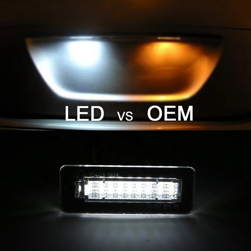 OEM replacement white led license plate light for BMW E46 5D Touring 4D Sedan