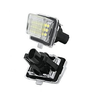 Non-polarit Led license plate light for Merceds-Benz  SLK-Class 2011~ SL-Class W231 2012~ E-Class Sedan W213 2017~