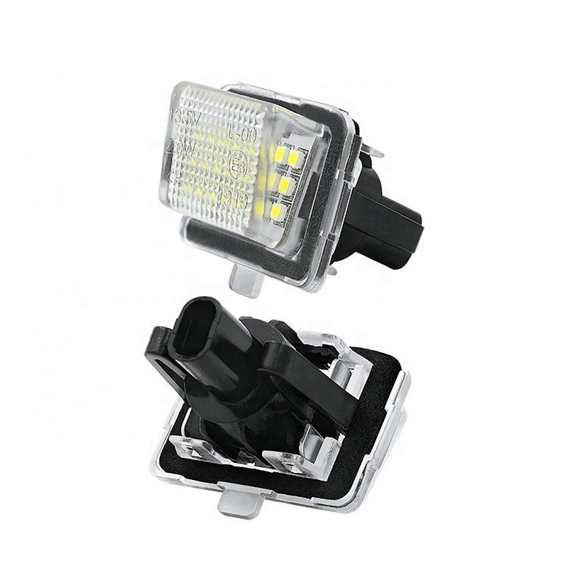 Non-polarit Led license plate light for Merceds-Benz  SLK-Class 2011~ SL-Class W231 2012~ E-Class Sedan W213 2017~