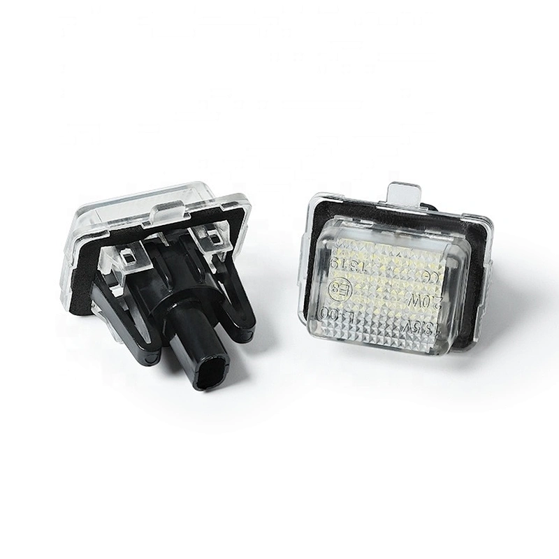 Non-polarit Led license plate light for Merceds-Benz  SLK-Class 2011~ SL-Class W231 2012~ E-Class Sedan W213 2017~