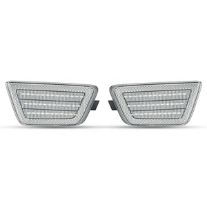 2pcs Clear/Smoke for Chevrolet Cruze 2011-2015 LED Side Marker Turn Signal Blinker Light