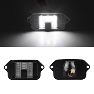 1pcs Plug and play Full LED License Plate Light Rear Bumper Tag Lamp Assembly Replacement For Ford Mustang 2005-2009