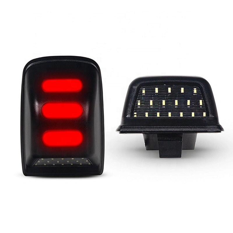 OE socket  plug &play  Led  license plate light for Nissan  Navara D40 Frontier 2005-2007