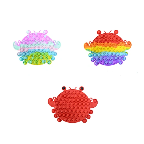 Edunicysh 1 Pack Pop Fidget Toys Fashion Purse Cartoon Shoulder Bag, Push Bubble Pop Fidget Crossbody Bag Toy, Silicone Popper Handbags Stress Relief Backpack for Kids Girls Women