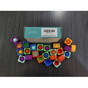 Edunicysh Fidgets Toys Girl Boy Creative DIY Sensory Block Toy Set 24Pcs Dimple Fidget Packs Kids Adults Anxiety Stress Relief Sensory Toys Autistic Children ADHD Toddler Educational Building Block Toy