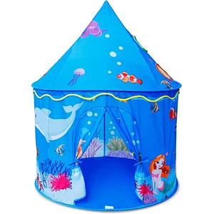 Homfu Play Tent for Kids Mermaid Castle Playhouse for Boys Girls Sea World Pattern Children Tent As Gift