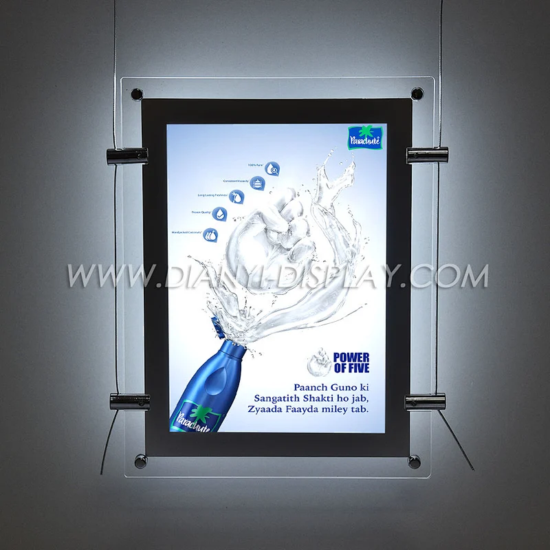 ACRYLIC LIGHT BOX ACH(SIDE HANGING)