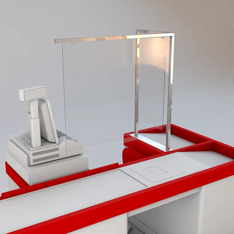 Tablero de aislamiento de caja registradora