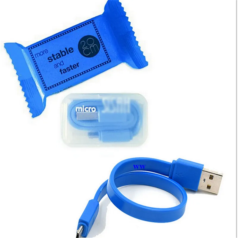 Candy-packed mini data cable