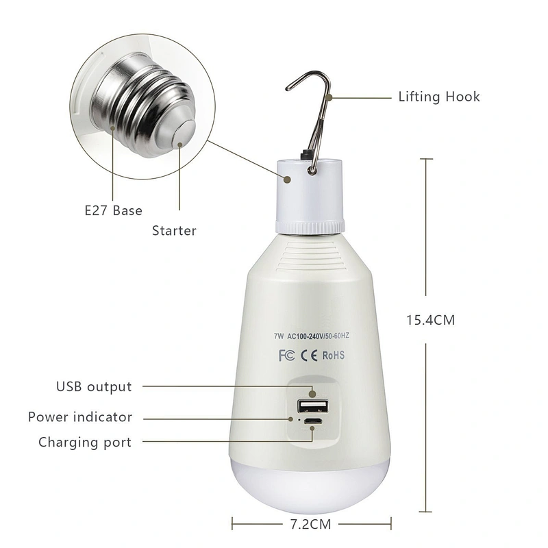 Power Bank&LED 2 in one