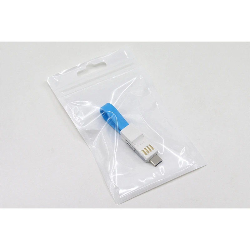 Key-ring attached data cable