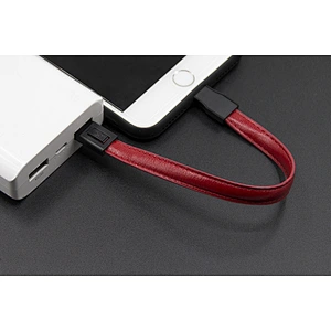 Leather data cable