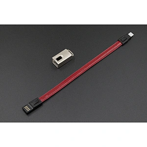 Leather data cable