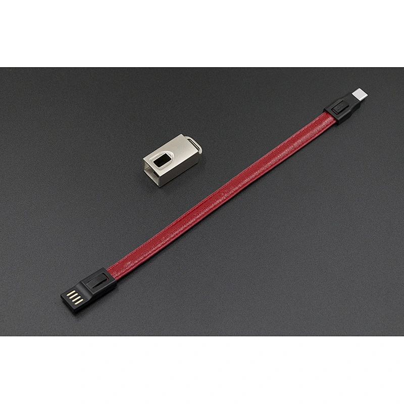 Leather data cable