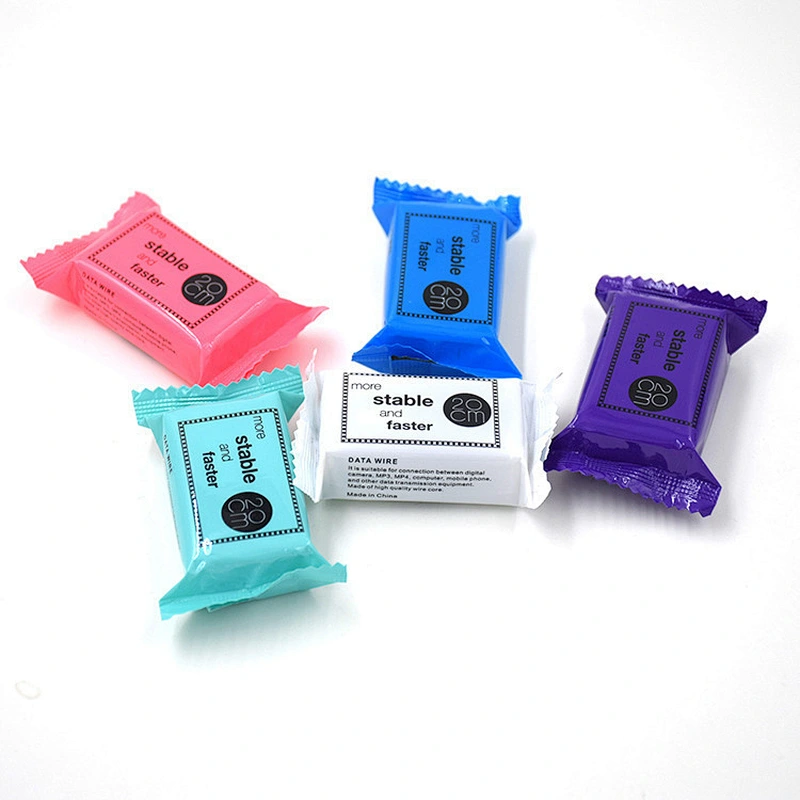 Candy-packed mini data cable