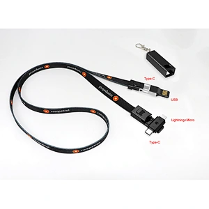 Lanyard Data cable 3 in 1