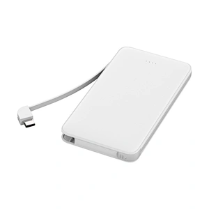 10000MAH Portable Power Banks on the go Dual USB ports output 5V2A quick charge fixed type c charging cable