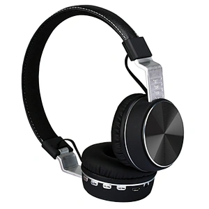 Wholesale Bluetooth 5.0 Foldable leather Xbass Stereo noise cancelling Wireless Bluetooth Headset with Micrcophone