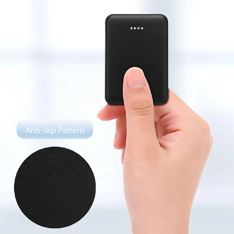 5000MAH Ultra Slim Credit Card size Portable Power Banks Dual USB ports output 5V2A quick charge for IPHONE/SAMSUNG/HUAWEI