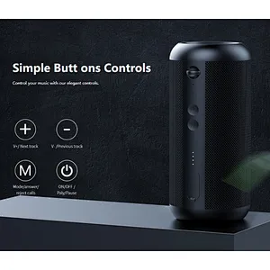 Factory Direct IPX6 Waterproof Wireless Bluetooth Speaker 15W Output 8 Hours Playing Time Portable