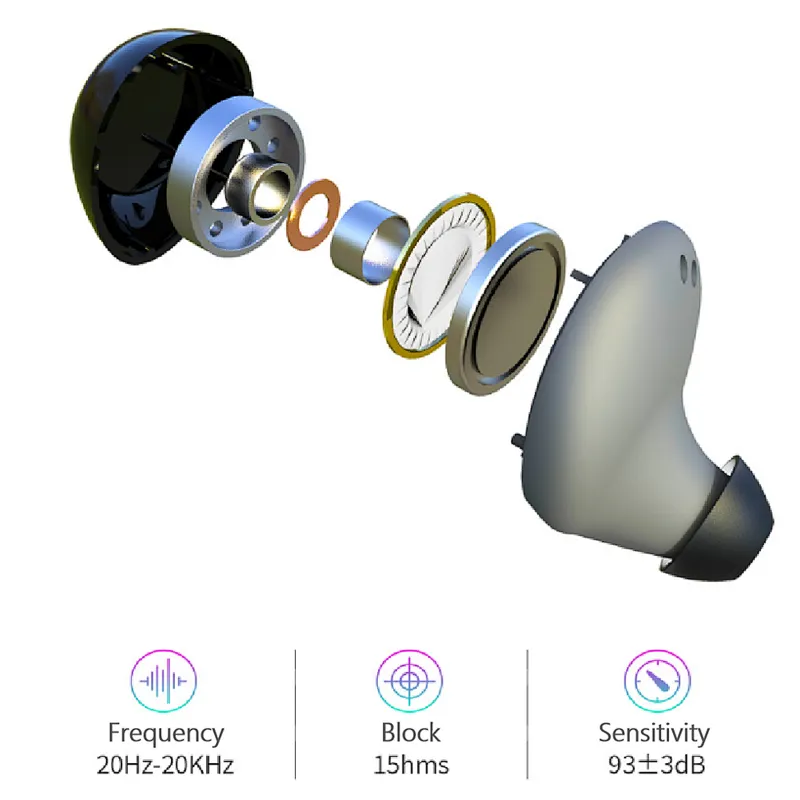 Bracelet TWS Bluetooth Earbuds in Ear TWS Auto Pairing Auto Connecting wearable portable