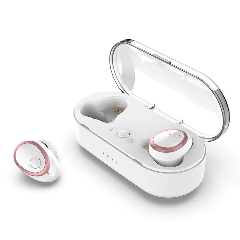 TWS  5.0 headset wireless earphones with long playing time and standby time