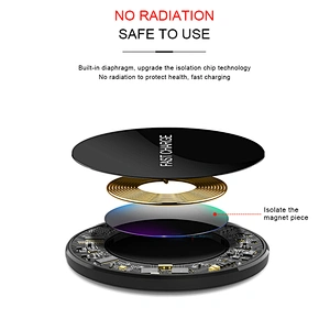 QI standard Ultra Thin wireless charger Pad fast charger 5W/10W