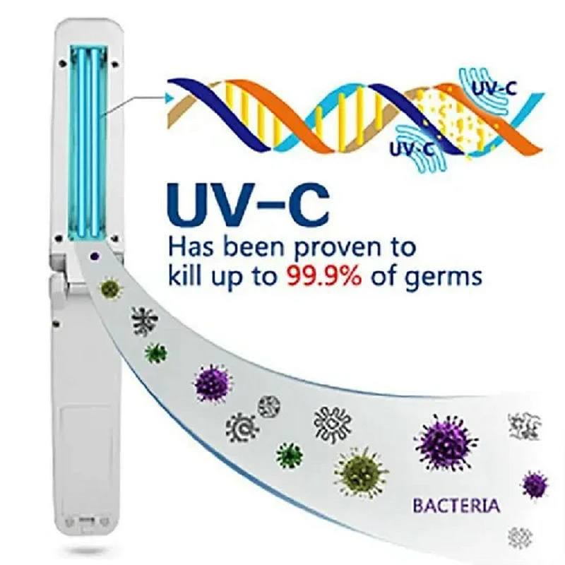 UV lamp cell phone sterilizer portable UV light smartphone sanitizer wand for home use