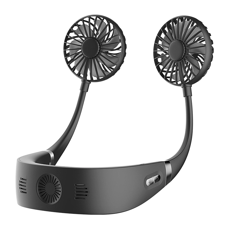 Portable USB Mini Neck Fan Rechargeable Small Portable Sports Outdoor Air Conditioner Cooler Fan