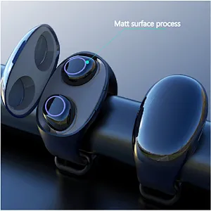 Smart Bracelet Dual Driver Earbuds Wireless Bluetooth 5.0 Waterproof Designed for Sports Wristband