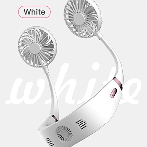 Portable USB Mini Neck Fan Rechargeable Small Portable Sports Outdoor Air Conditioner Cooler Fan