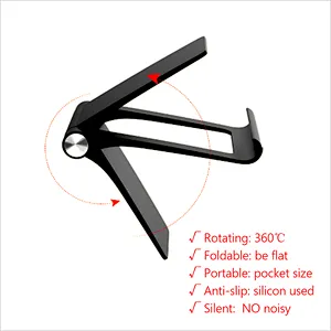 Best seller Desktop phone/pad rotating Holder plastic simple classic design with various colors