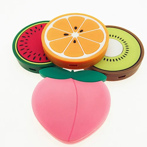 Custom PVC special shape wireless charger charging pad QI charger customized fruit shape
